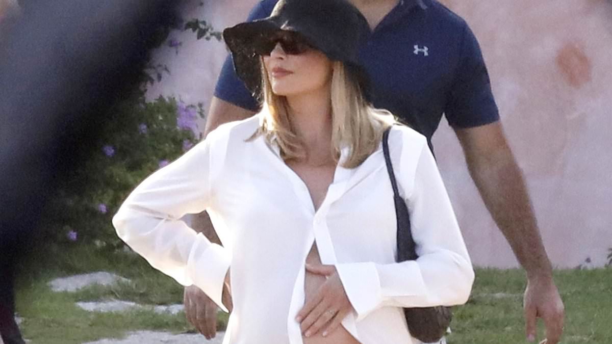 Margot Robbie Shows Off Baby Bump in Sardinia During Babymoon with Tom Ackerley