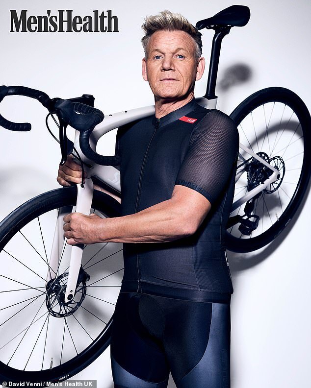 Gordon Ramsay, 57, Displays Ripped Physique After Near-Fatal Cycling Accident Recovery