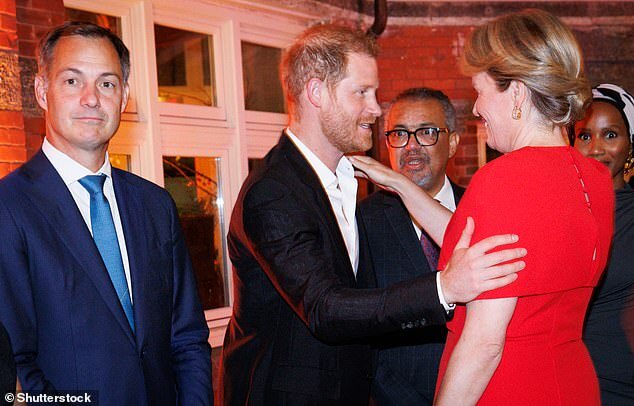 Prince Harry Attends WHO Dinner with Queen Mathilde and Forest Whitaker to Honor Childhood Violence Survivors