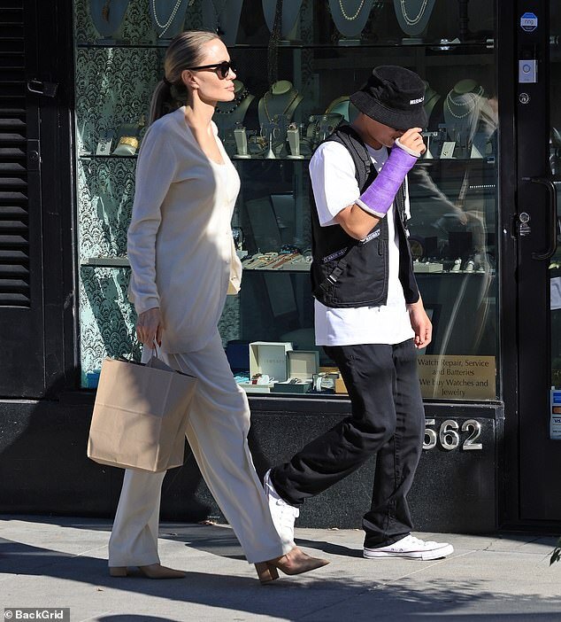 Angelina Jolie's Son Pax Spotted Displaying Injuries After Serious E-Bike Accident in LA