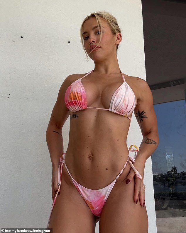 Tammy Hembrow Reveals Stunning Breast Implant Results in Bold Bikini Selfies on Instagram