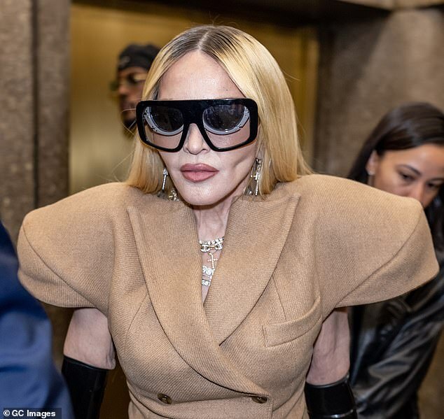 Madonna Trips at NYFW Show but Regains Balance Just in Time for Fashion Spotlight