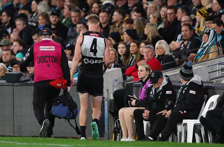 Port Adelaide’s Todd Marshall Out of Sydney Preliminary Final Due to Concussion Protocols