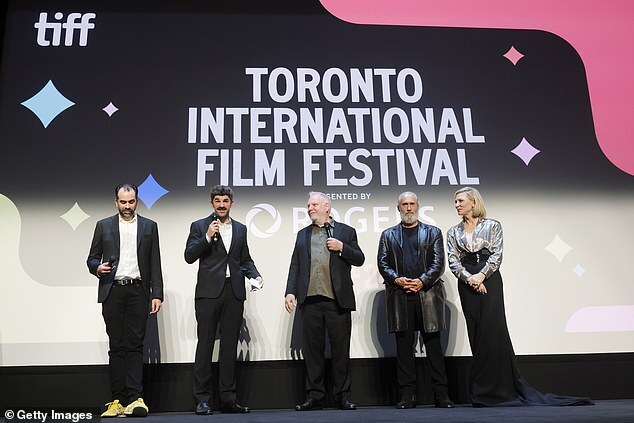 Cate Blanchett Dazzles in Silver and Black Gown at Toronto International Film Festival Premiere