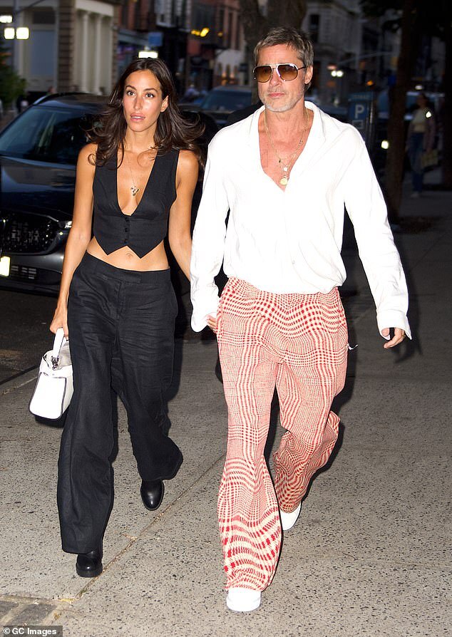 Brad Pitt's Bold Fashion Statement on NYC Date Night with Girlfriend Ines de Ramon