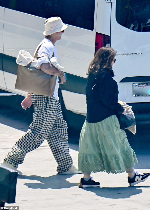 Brad Pitt Spotted in LA with Quirky Outfit After Venice Film Festival Debut with Ines de Ramon