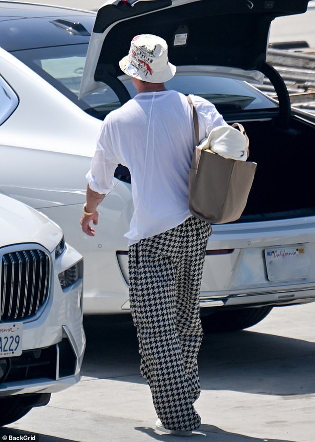 Brad Pitt Spotted in LA with Quirky Outfit After Venice Film Festival Debut with Ines de Ramon