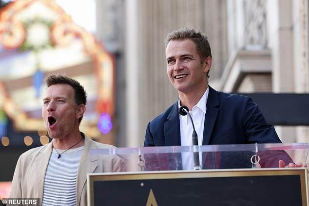 Hayden Christensen Surprises Fans at Ewan McGregor's Hollywood Walk of Fame Ceremony