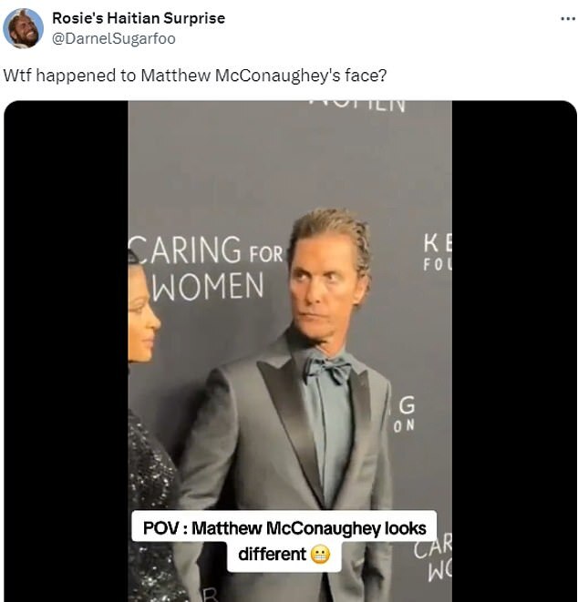 What HAS happened to Matthew McConaughey’s face? Mud star’s altered appearance causes wild speculation | Daily Mail Online