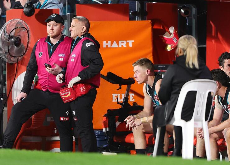 Fears mount as Port Adelaide forward Todd Marshall undergoes new brain scan with AFL future in doubt | 7NEWS