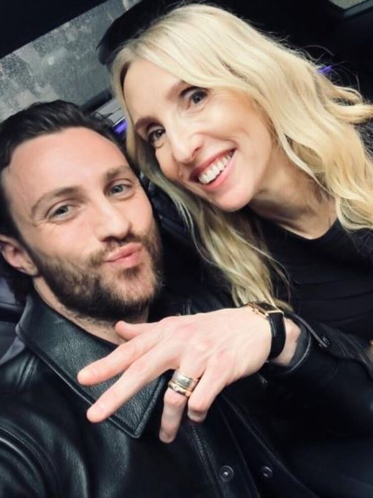 Aaron Taylor-Johnson Shares Holiday Photos with Wife Amid Age Gap Criticism