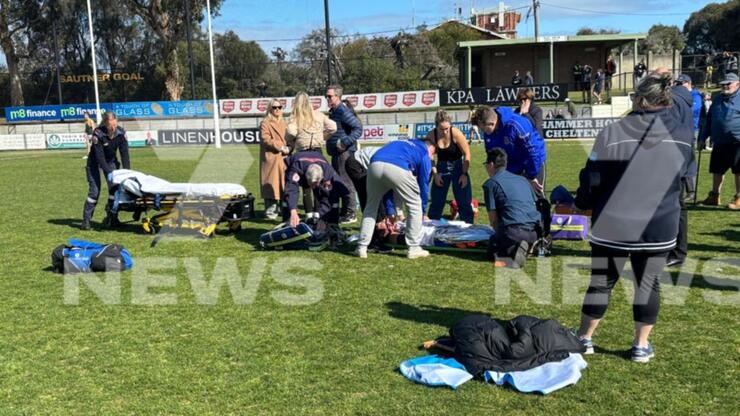 Local Footy Final Halted After De La Salle Player Suffers Horrific Broken Leg Injury