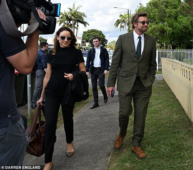 Simon Baker's Stylish Court Appearance in Byron Bay for Drink-Driving Sentencing