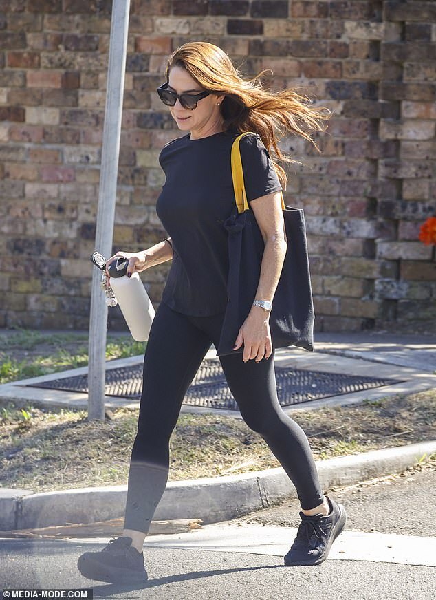 Kate Ritchie, 46, Stuns in Black Activewear but Faces Mishaps After Gym Trip in Sydney