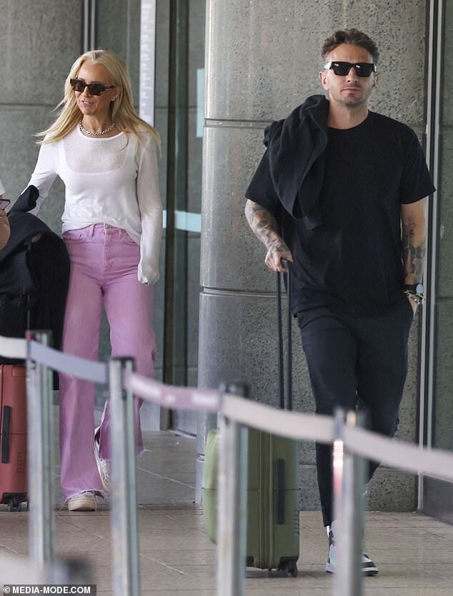 Carrie Bickmore and Tommy Little Arrive in Sydney Amid Ongoing Romance Speculation