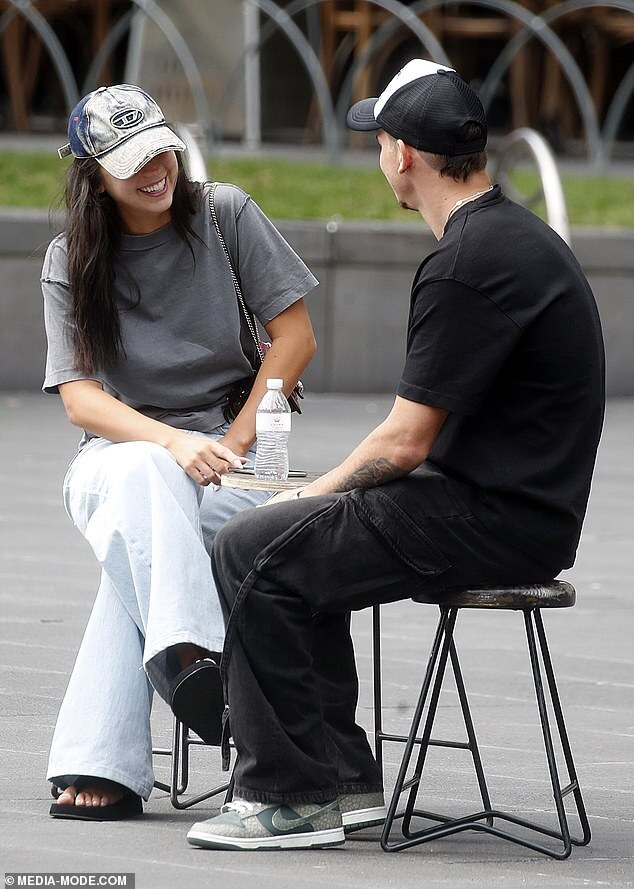 Paris Lawrence Shows Off Stunning Engagement Ring During Melbourne Stroll with Fiancé Daniel Rioli