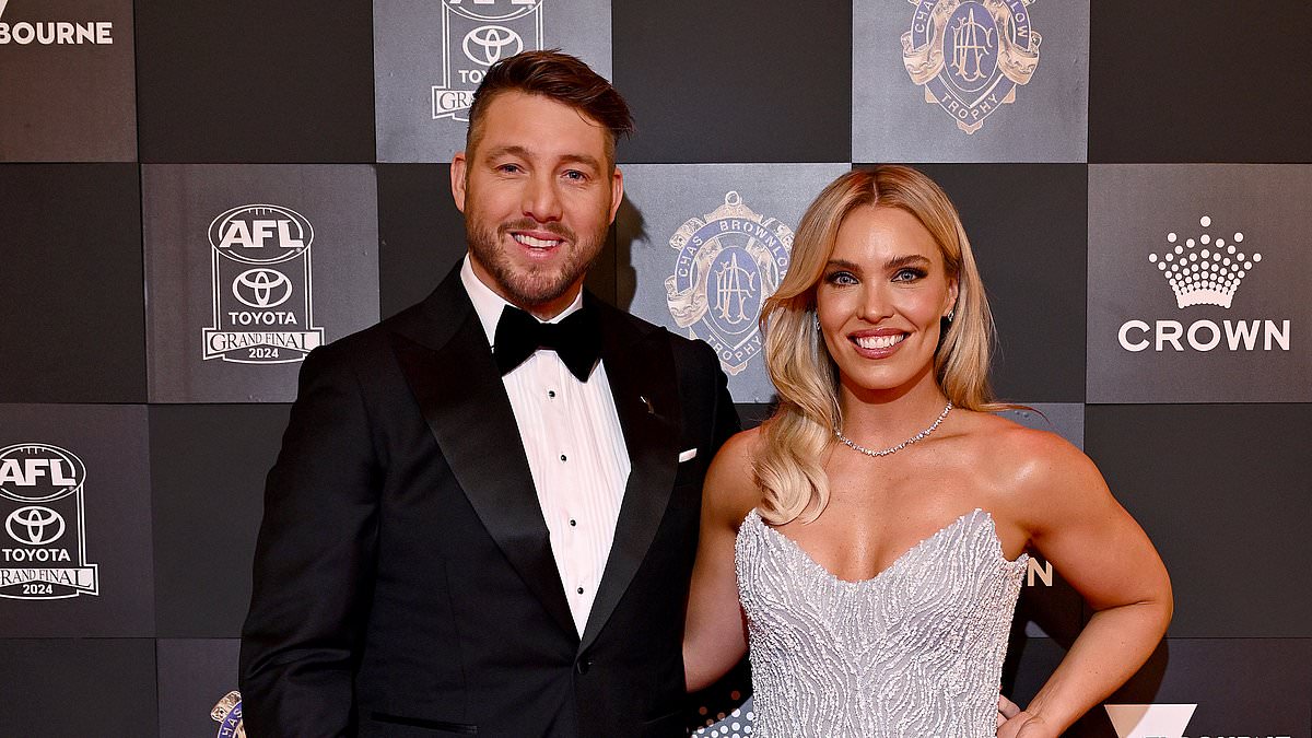 "Abbey Holmes Dazzles in Silver Gown at 2024 Brownlow Medal Red Carpet in Melbourne"