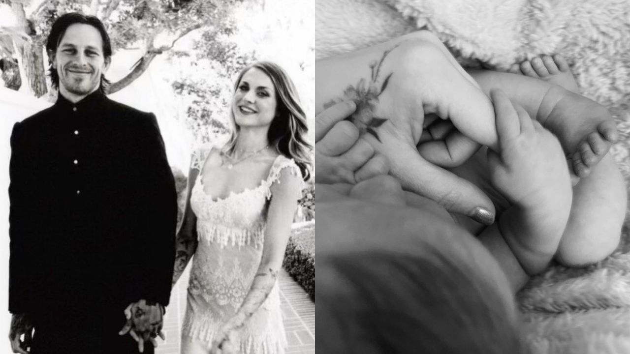 Frances Bean Cobain and Riley Hawk Celebrate Birth of Son Ronin Walker Cobain Hawk