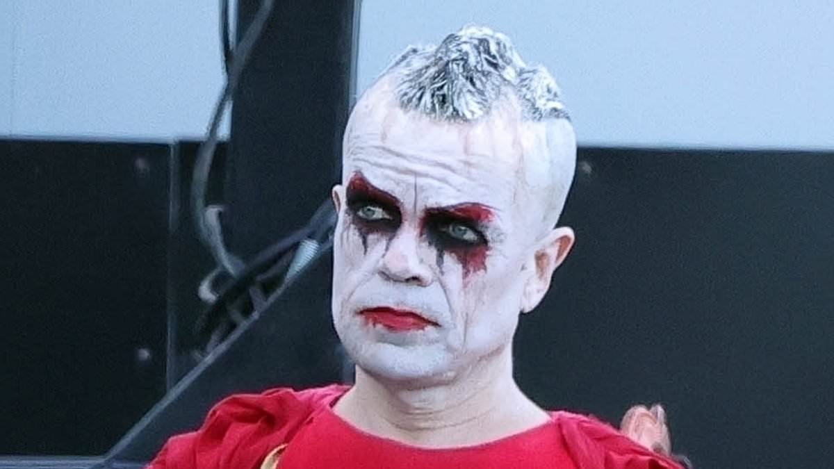 Hollywood Star Transforms with Mohawk and Villain Makeup in King Lear Adaptation, Lear Rex