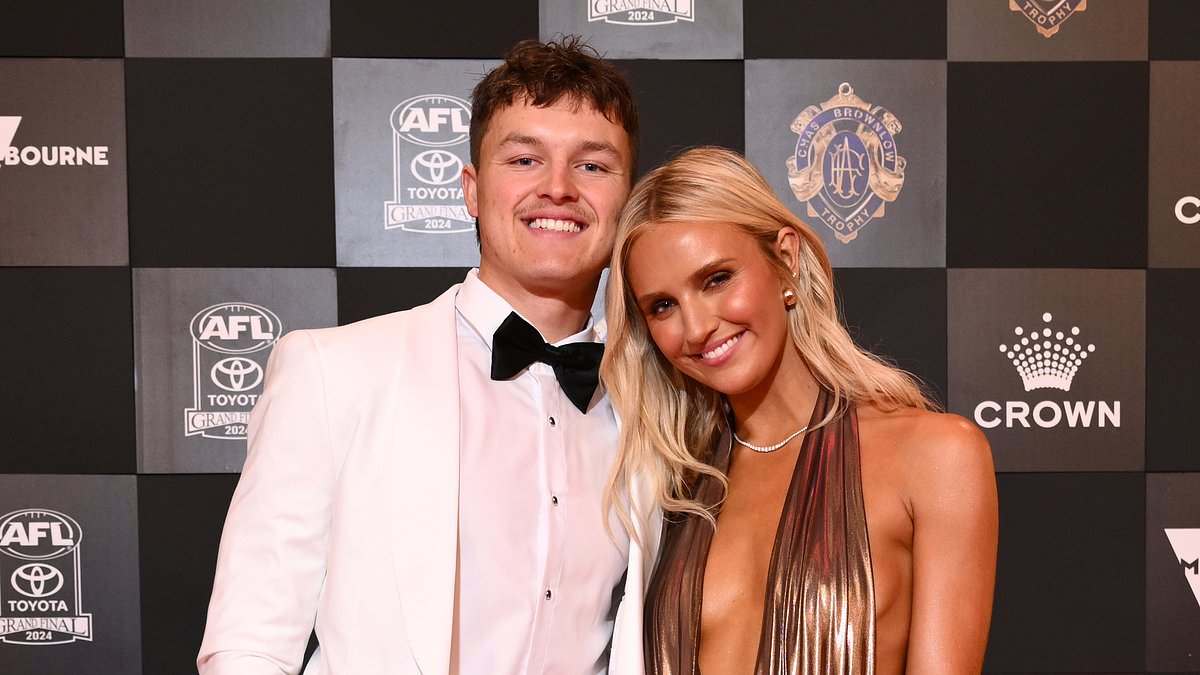 Jack Ginnivan and Model Lily Mitchell Make a Stunning Debut at 2024 Brownlow Awards