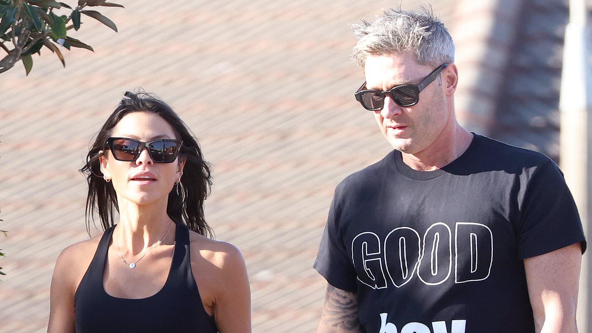 Michael Clarke's Humorous T-Shirt Reflects on Love Life During Workout with Arabella Sherborne