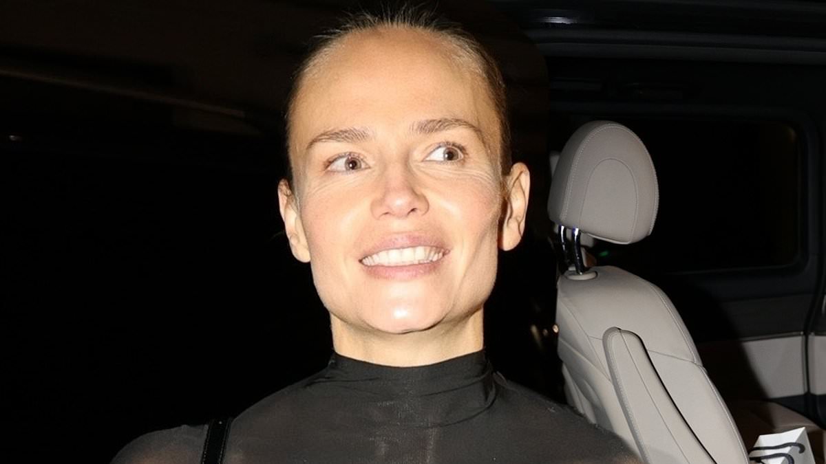 Natasha Poly Makes a Fashion Statement in Sheer Dress at Lila Moss’ 22nd Birthday Party