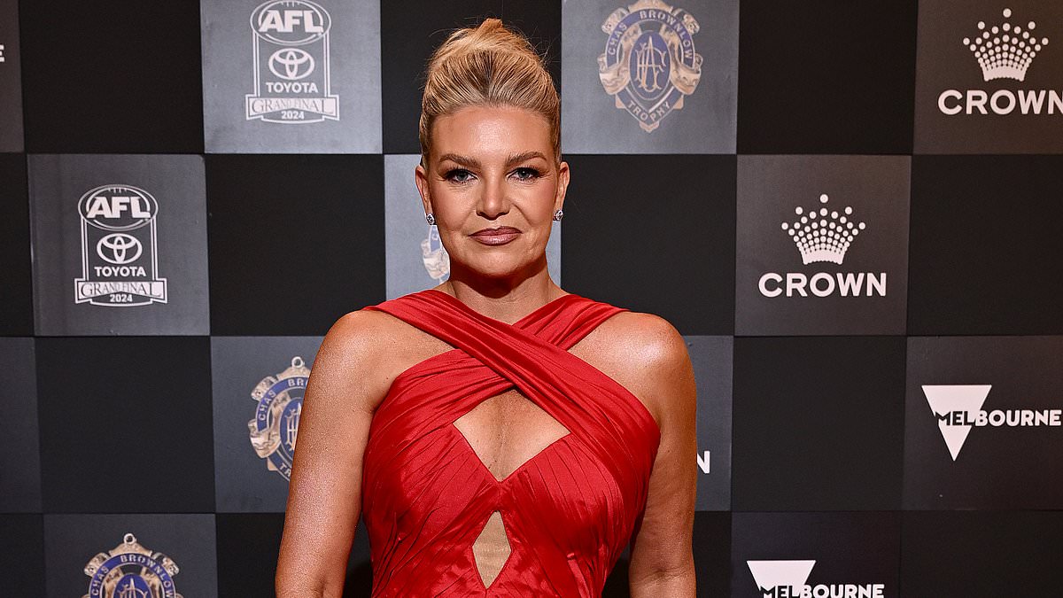 Rebecca Maddern Stuns in Red Gown at Brownlow Medal 2024 Amid Channel Seven Tensions