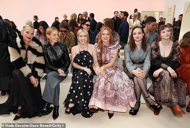 Isla Fisher Shines in Zimmermann at Paris Fashion Week, Reunites with Lara Worthington