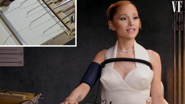 Ariana Grande Clarifies Cosmetic Surgery Speculations in Vanity Fair Lie-Detector Test