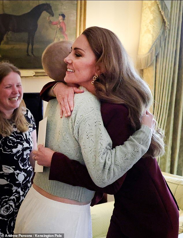 Kate's Heartfelt Embrace with Terminally Ill Teen Highlights Commitment to Cancer Patients