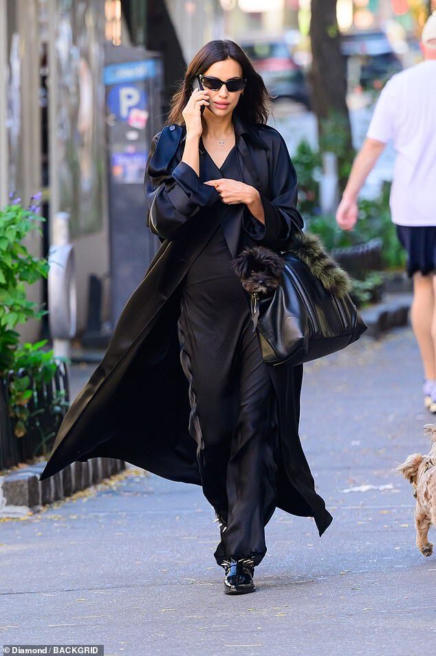 Irina Shayk Stuns in NYC with Dog Peanut After Custody Handoff with Bradley Cooper