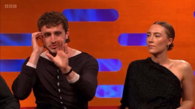 Paul Mescal Supports Saoirse Ronan’s Self-Defense Remarks on The Graham Norton Show