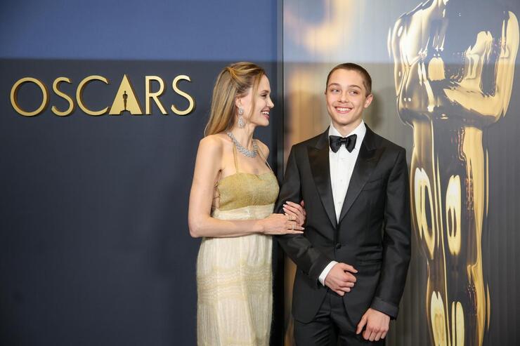 Angelina Jolie and Son Knox Spark Online Debate Over Family Resemblance at Governors Awards