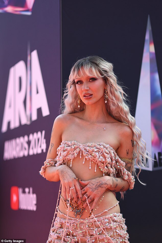 Pop Star Peach PRC Dazzles in Risky Crochet Outfit at 2024 ARIA Awards Amid Controversy