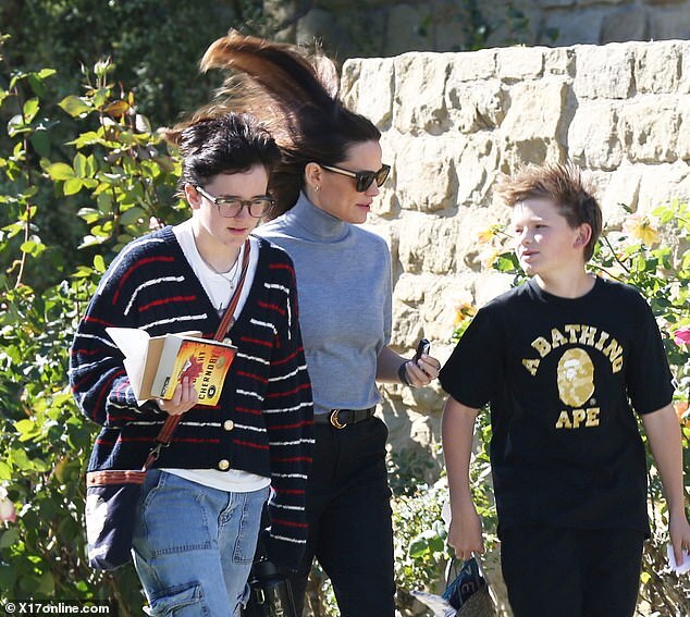 Jennifer Garner Holds Hands with Son Fin, 15, During Church Visit Amid Engagement Rumors