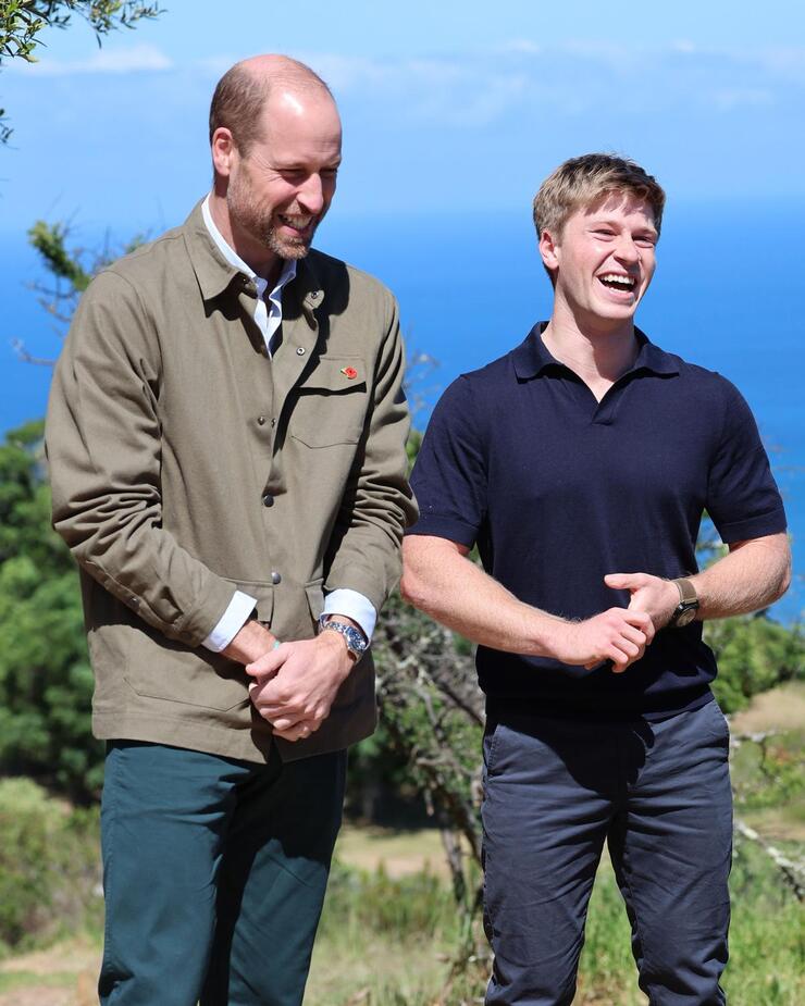 Prince William and Robert Irwin Hike in Cape Town to Promote Conservation Ahead of Earthshot Prize