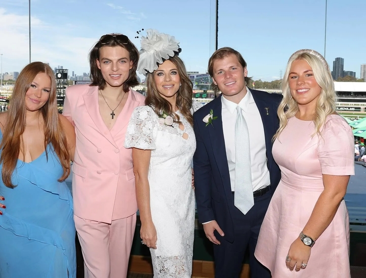 Liz Hurley and Shane Warne's Children Reunite in Emotional Tribute at Melbourne Cup Carnival