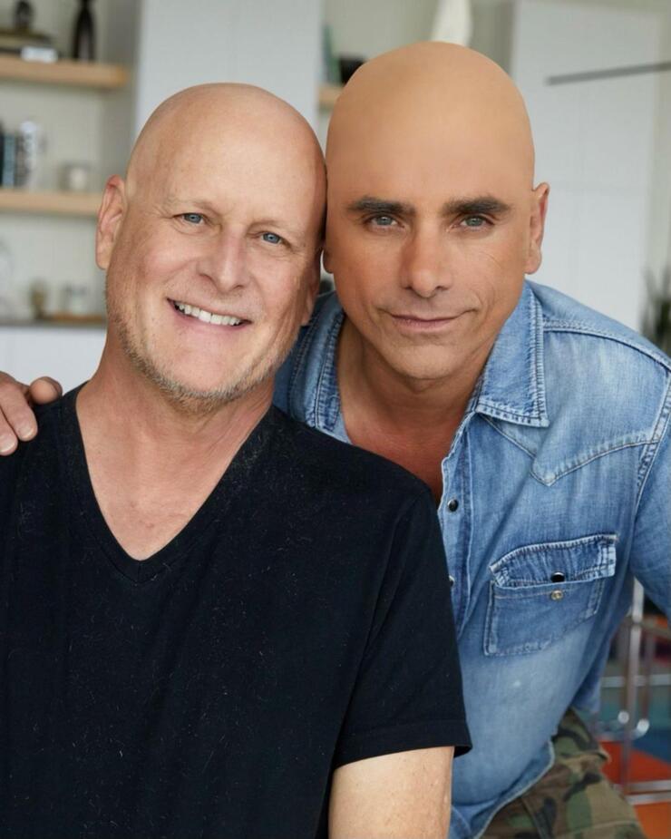 John Stamos Faces Backlash for Bald Cap Post Supporting Cancering Co-Star Dave Coulier