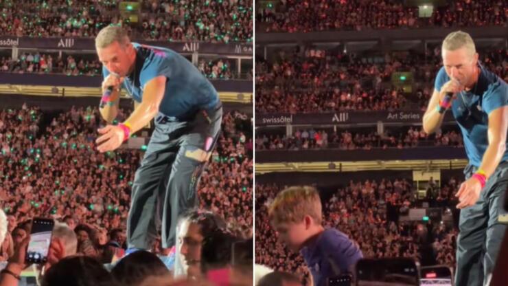 Chris Martin Rescues Young Boy from Crushing Crowd at Sydney Coldplay Concert