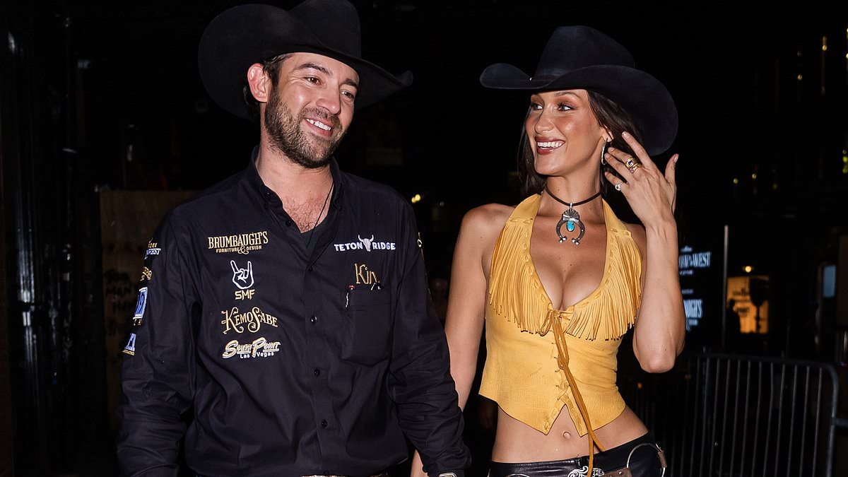 Bella Hadid Posts Intimate Photos with Cowboy Boyfriend Adan Banuelos on Instagram