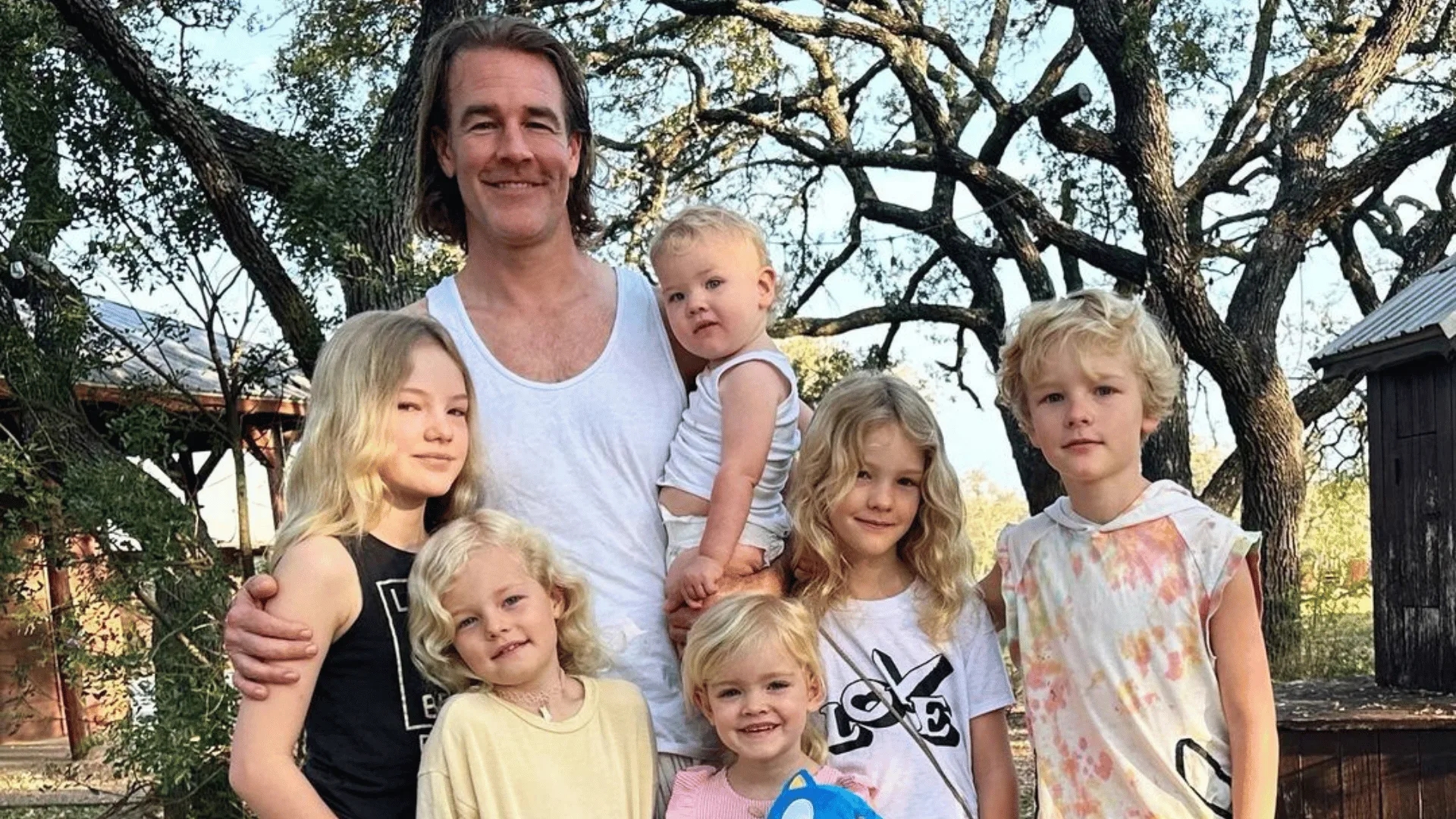 James Van Der Beek's Journey Through Cancer with Supportive Wife Kimberly and Six Children