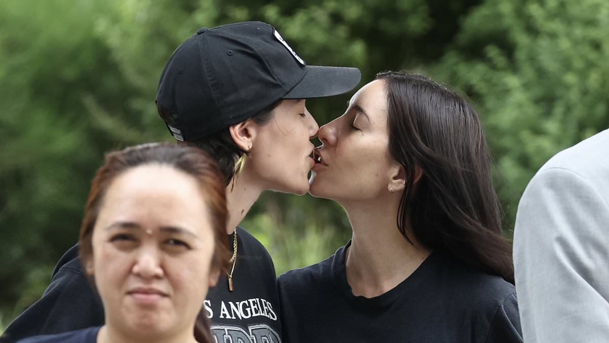 Jess Origliasso and Fiancée Alex Smith Share Sweet Kiss Upon Arrival at Sydney Airport