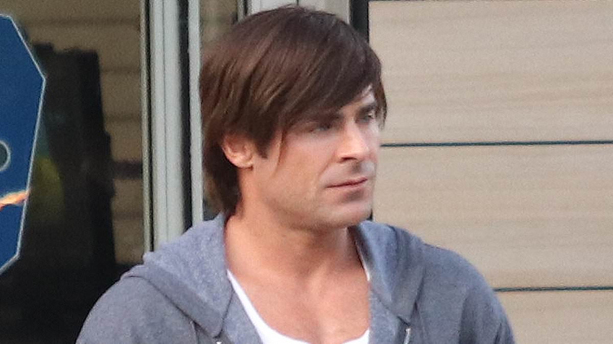 Zac Efron Channels Troy Bolton with Iconic Hairdo While Filming Thriller in Los Angeles